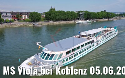 MS Viola bei Koblenz 05.06.2019
