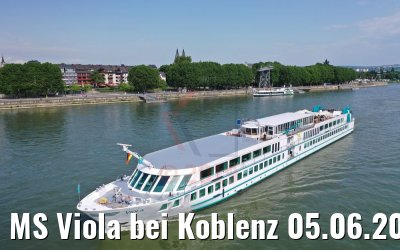 MS Viola bei Koblenz 05.06.2019