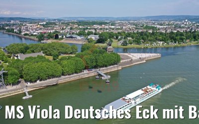 MS Viola Deutsches Eck mit Basilika Sankt Kastor 05.06.2019