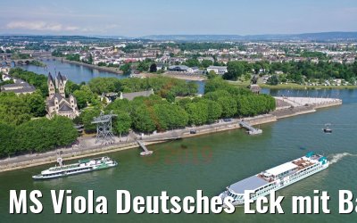 MS Viola Deutsches Eck mit Basilika Sankt Kastor 05.06.2019