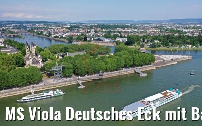 MS Viola Deutsches Eck mit Basilika Sankt Kastor 05.06.2019