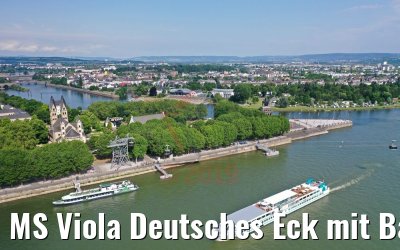 MS Viola Deutsches Eck mit Basilika Sankt Kastor 05.06.2019
