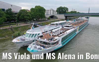 MS Viola und MS Alena in Bonn 03.06.2019