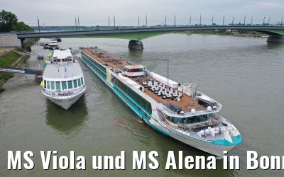 MS Viola und MS Alena in Bonn 03.06.2019