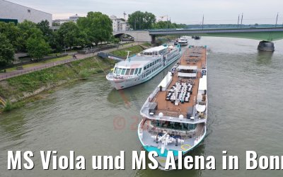 MS Viola und MS Alena in Bonn 03.06.2019