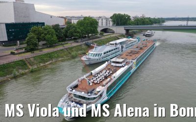 MS Viola und MS Alena in Bonn 03.06.2019