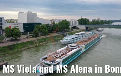 MS Viola und MS Alena in Bonn 03.06.2019