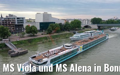 MS Viola und MS Alena in Bonn 03.06.2019
