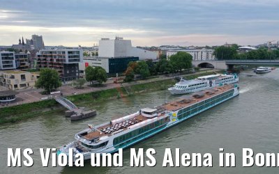 MS Viola und MS Alena in Bonn 03.06.2019