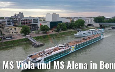MS Viola und MS Alena in Bonn 03.06.2019