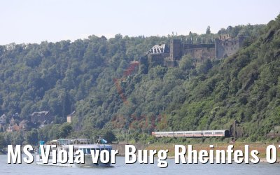 MS Viola vor Burg Rheinfels 07.06.2019