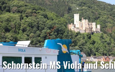 Schornstein MS Viola und Schloss Stolzenfels 07.06.2019