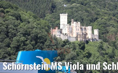 Schornstein MS Viola und Schloss Stolzenfels 07.06.2019