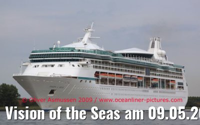 Vision of the Seas am 09.05.2009 auf dem Nordseekanal