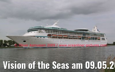 Vision of the Seas am 09.05.2009 auf dem Nordseekanal