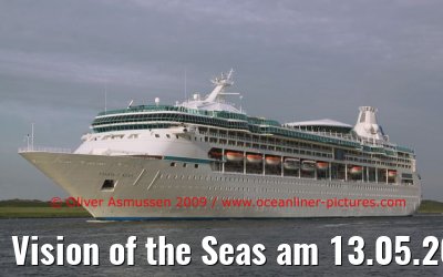 Vision of the Seas am 13.05.2009 auf dem Nordseekanal