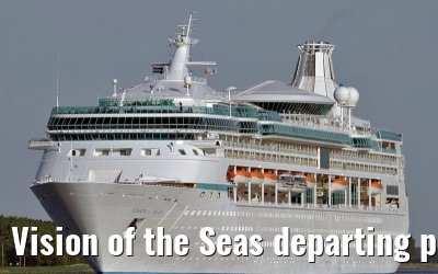 Vision of the Seas departing port of Amsterdam, 01. May 2011