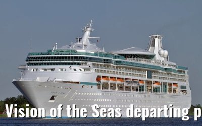 Vision of the Seas departing port of Amsterdam, 01. May 2011