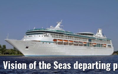 Vision of the Seas departing port of Amsterdam, 01. May 2011