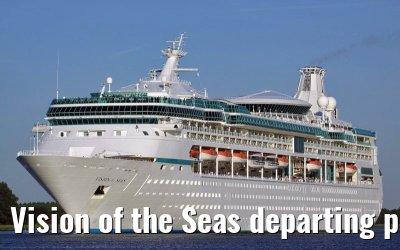 Vision of the Seas departing port of Amsterdam, 29. May 2009