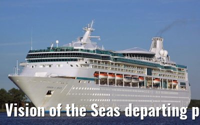 Vision of the Seas departing port of Amsterdam, 29. May 2009