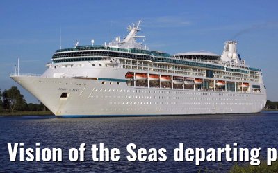 Vision of the Seas departing port of Amsterdam, 29. May 2009