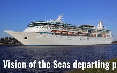 Vision of the Seas departing port of Amsterdam, 29. May 2009