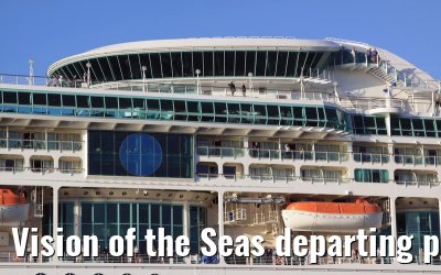 Vision of the Seas departing port of Amsterdam, 29. May 2009 