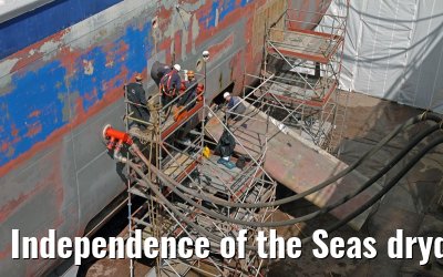 Independence of the Seas drydock Hamburg, April 25, 2013