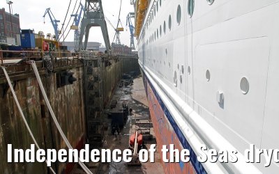 Independence of the Seas drydock Hamburg, April 25, 2013