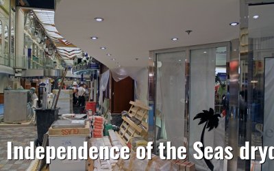 Independence of the Seas drydock Hamburg, April 25, 2013