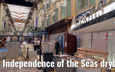 Independence of the Seas drydock Hamburg, April 25, 2013