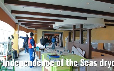 Independence of the Seas drydock Hamburg, April 25, 2013