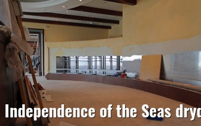 Independence of the Seas drydock Hamburg, April 25, 2013