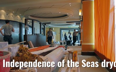 Independence of the Seas drydock Hamburg, April 25, 2013