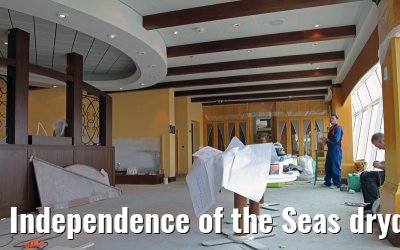 Independence of the Seas drydock Hamburg, April 25, 2013