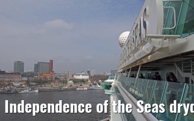 Independence of the Seas drydock Hamburg, April 25, 2013