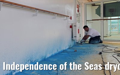 Independence of the Seas drydock Hamburg, April 25, 2013