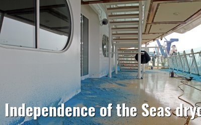 Independence of the Seas drydock Hamburg, April 25, 2013