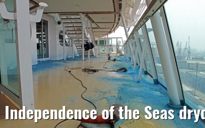 Independence of the Seas drydock Hamburg, April 25, 2013