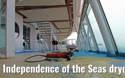 Independence of the Seas drydock Hamburg, April 25, 2013