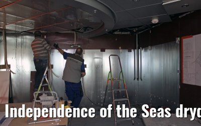 Independence of the Seas drydock Hamburg, April 25, 2013