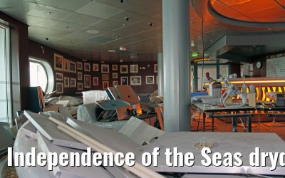 Independence of the Seas drydock Hamburg, April 25, 2013