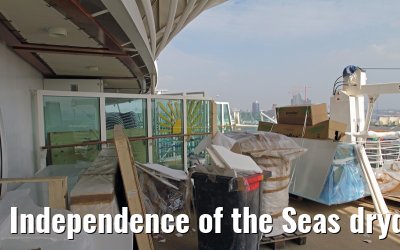 Independence of the Seas drydock Hamburg, April 25, 2013