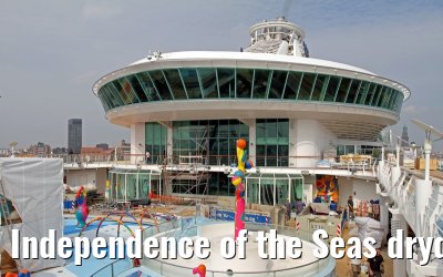 Independence of the Seas drydock Hamburg, April 25, 2013
