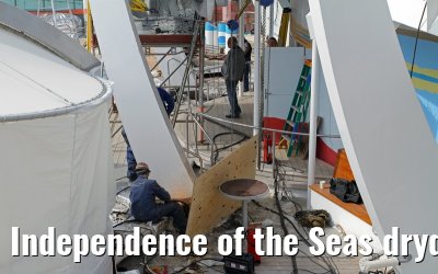 Independence of the Seas drydock Hamburg, April 25, 2013