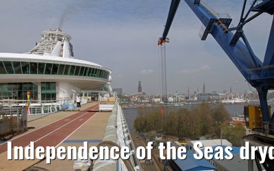 Independence of the Seas drydock Hamburg, April 25, 2013