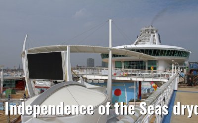 Independence of the Seas drydock Hamburg, April 25, 2013
