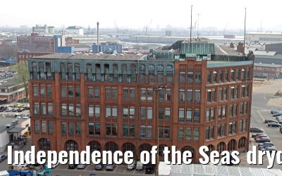 Independence of the Seas drydock Hamburg, April 25, 2013