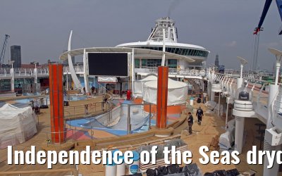 Independence of the Seas drydock Hamburg, April 25, 2013